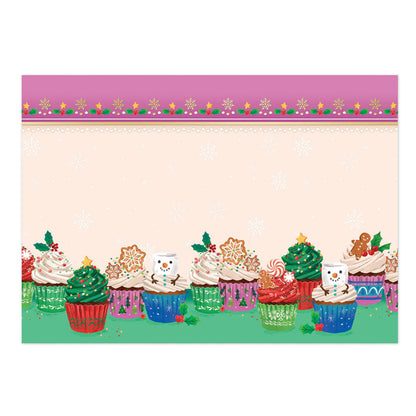 Décorations de luxe pour cupcakes de Noël