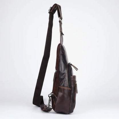Greenwood Leather Crossbody Chest Bag
