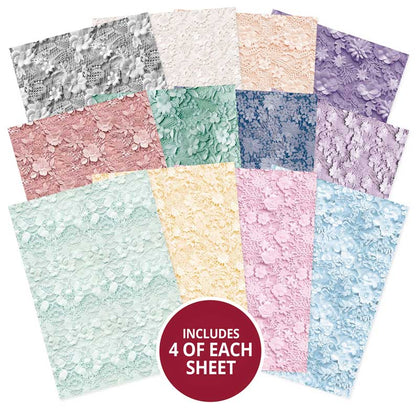 Bloc de papier Hunkydory Essential Selection - Dentelle