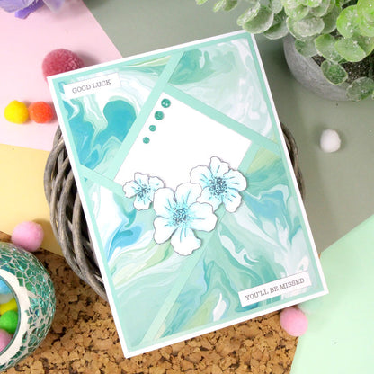 Bloc de papier Hunkydory Essential Selection - Marbre