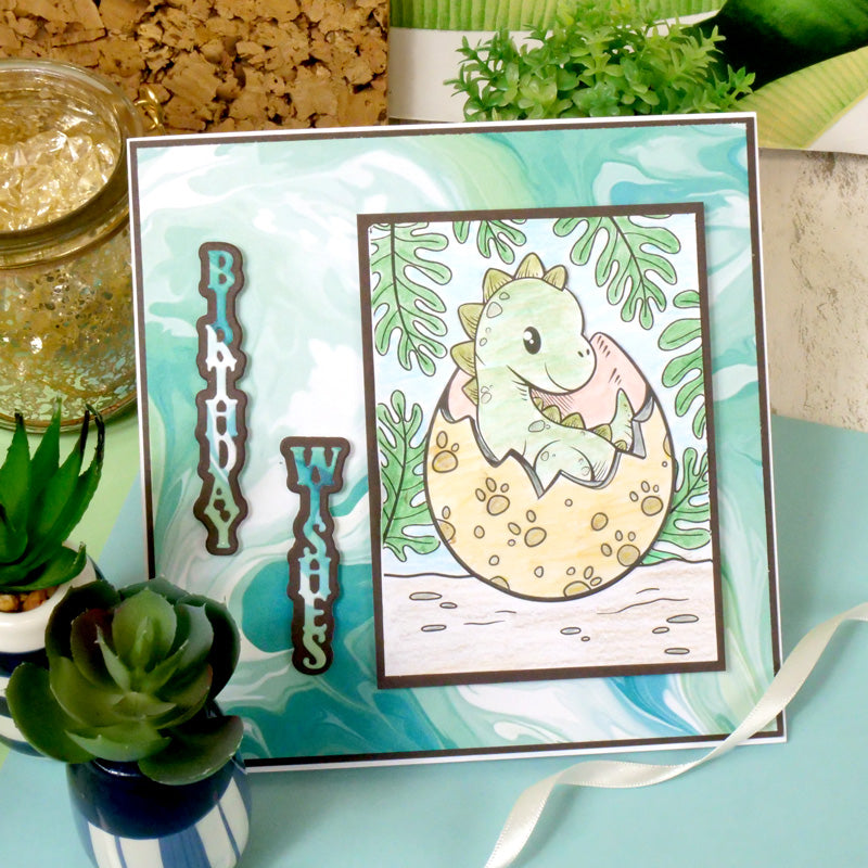 Bloc de papier Hunkydory Essential Selection - Marbre