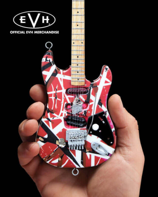 Réplique de guitare miniature de collection EVH "Frankenstein" Eddie Van Halen