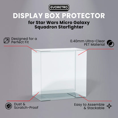 Star Wars Micro Galaxy Squadron Starfighter EVORETRO PET Protectors (0.40 mm, 10-Pack)