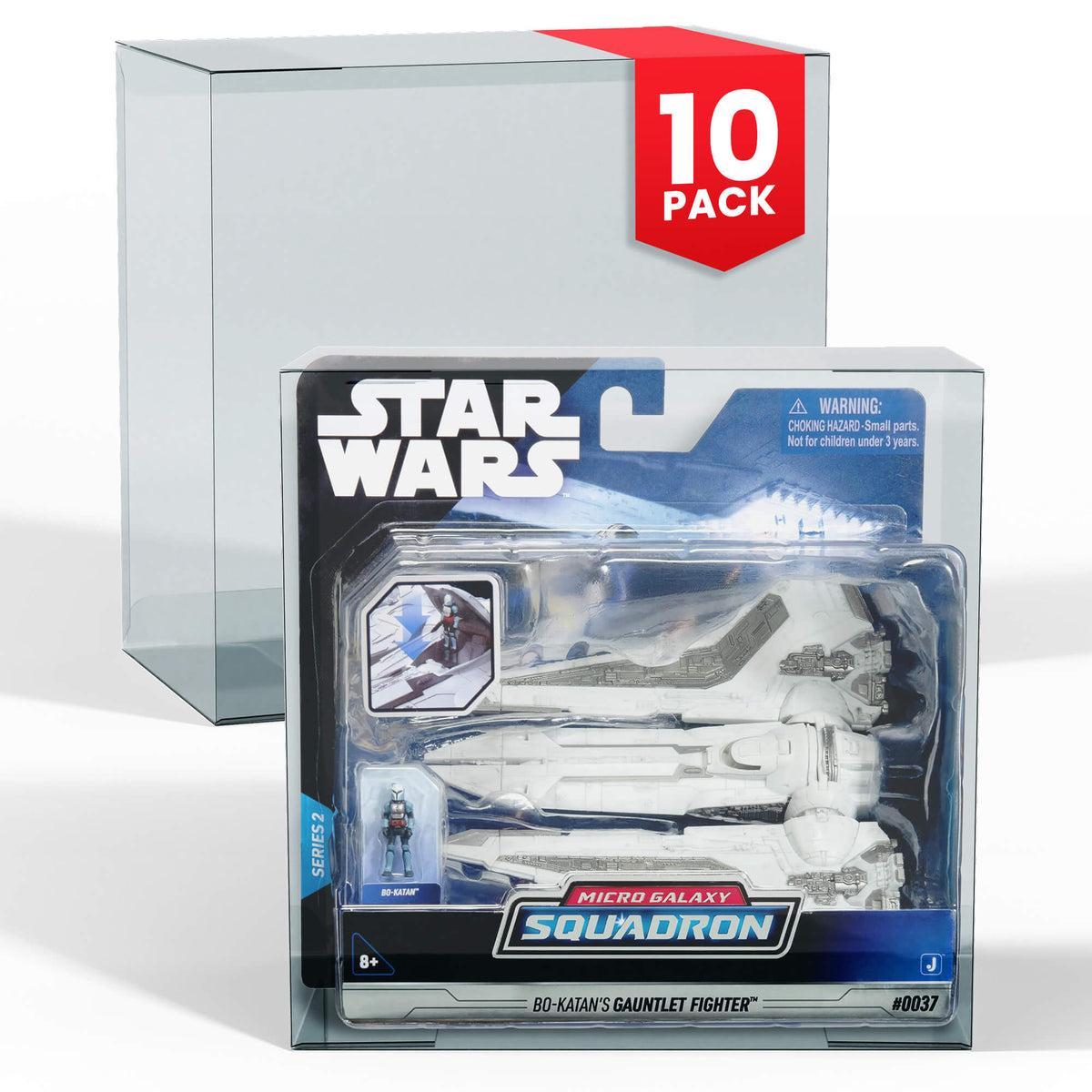 Star Wars Micro Galaxy Squadron Starfighter EVORETRO PET Protectors (0.40 mm, 10-Pack)