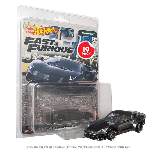 EVORETRO Hot Wheels Blisters Premium for Car Culture, hotwheel Pop Culture, Retro Entertainment 0.70MM