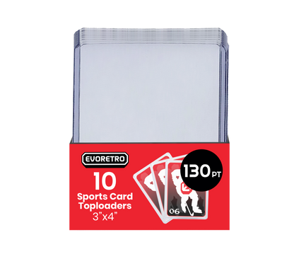 EVORETRO Topload Card Holder 3x4 130pt Pack of 10