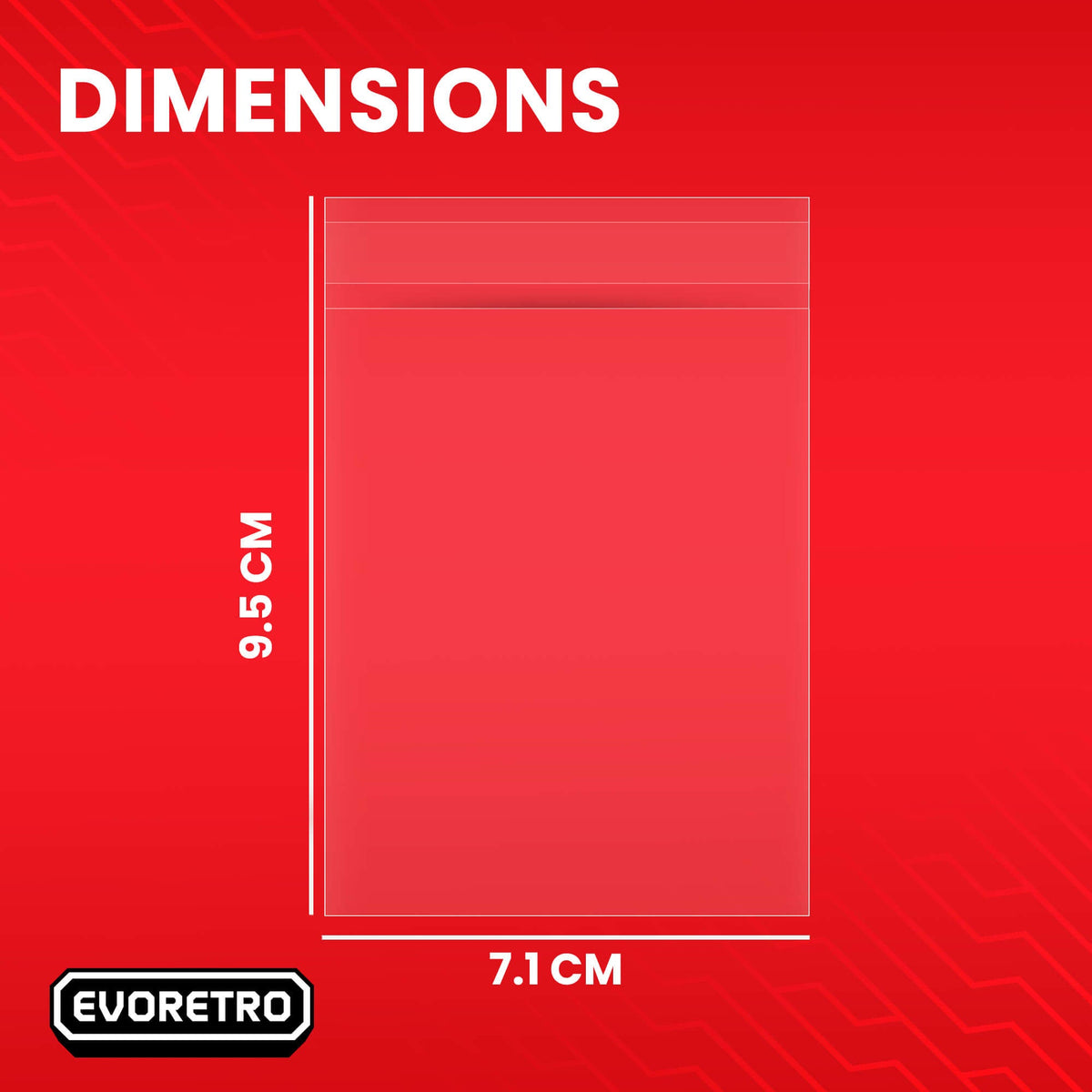 Large Card Sleeves – Fits Thick Cards Up to 180pt (Pack of 100)