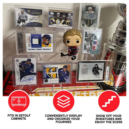 EVORETRO Acrylic Display Risers for Funko Pops and Action Figures 6 Inch - RS9  Shelve Inch
