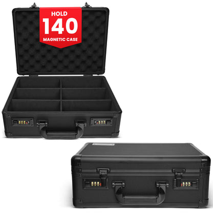 Boîte de rangement pour cartes EVORETRO Toploader pour 140 étuis magnétiques et 600 Toploader à combinaison