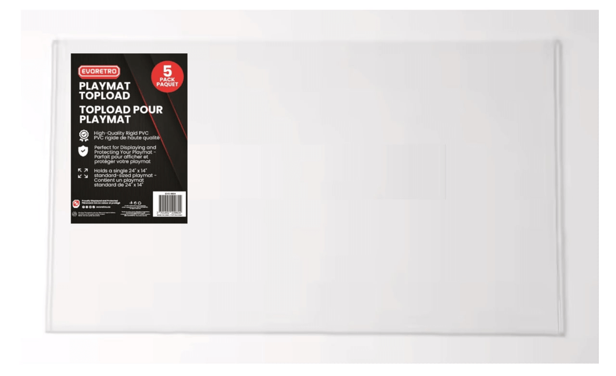 EVORETRO Protège-tapis de jeu 24x14 Lot de 5