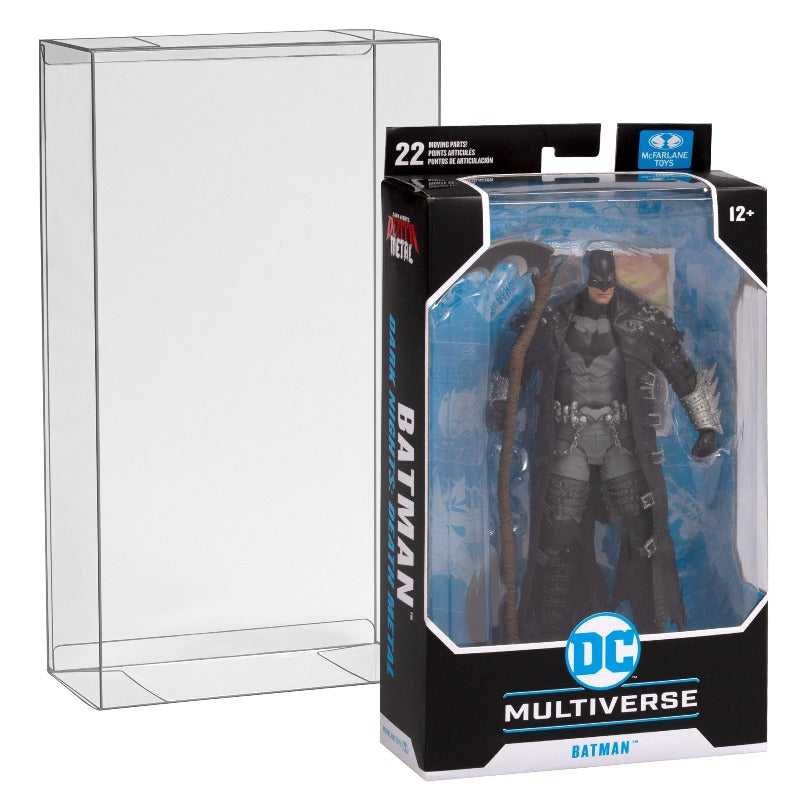DC Multiverse McFarlane Regular (Batman Beyond - Black Box) & Mirrorverse (Box) EVORETRO PET Protector 0.40MM - Pack of 10