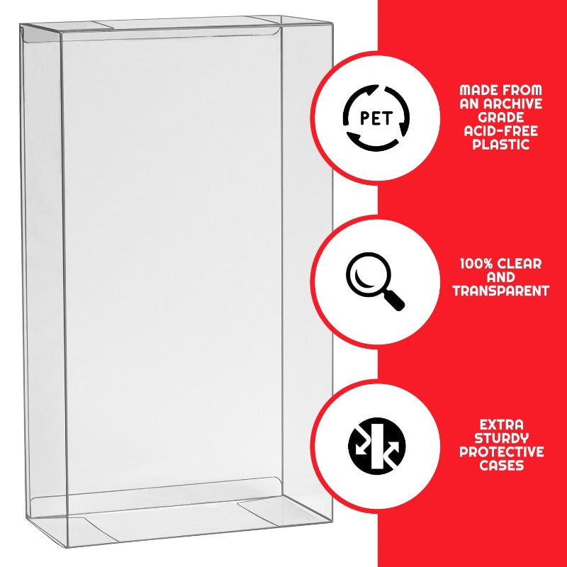 DC Multiverse McFarlane Regular (Batman Beyond - Black Box) & Mirrorverse (Box) EVORETRO PET Protector 0.40MM - Pack of 10