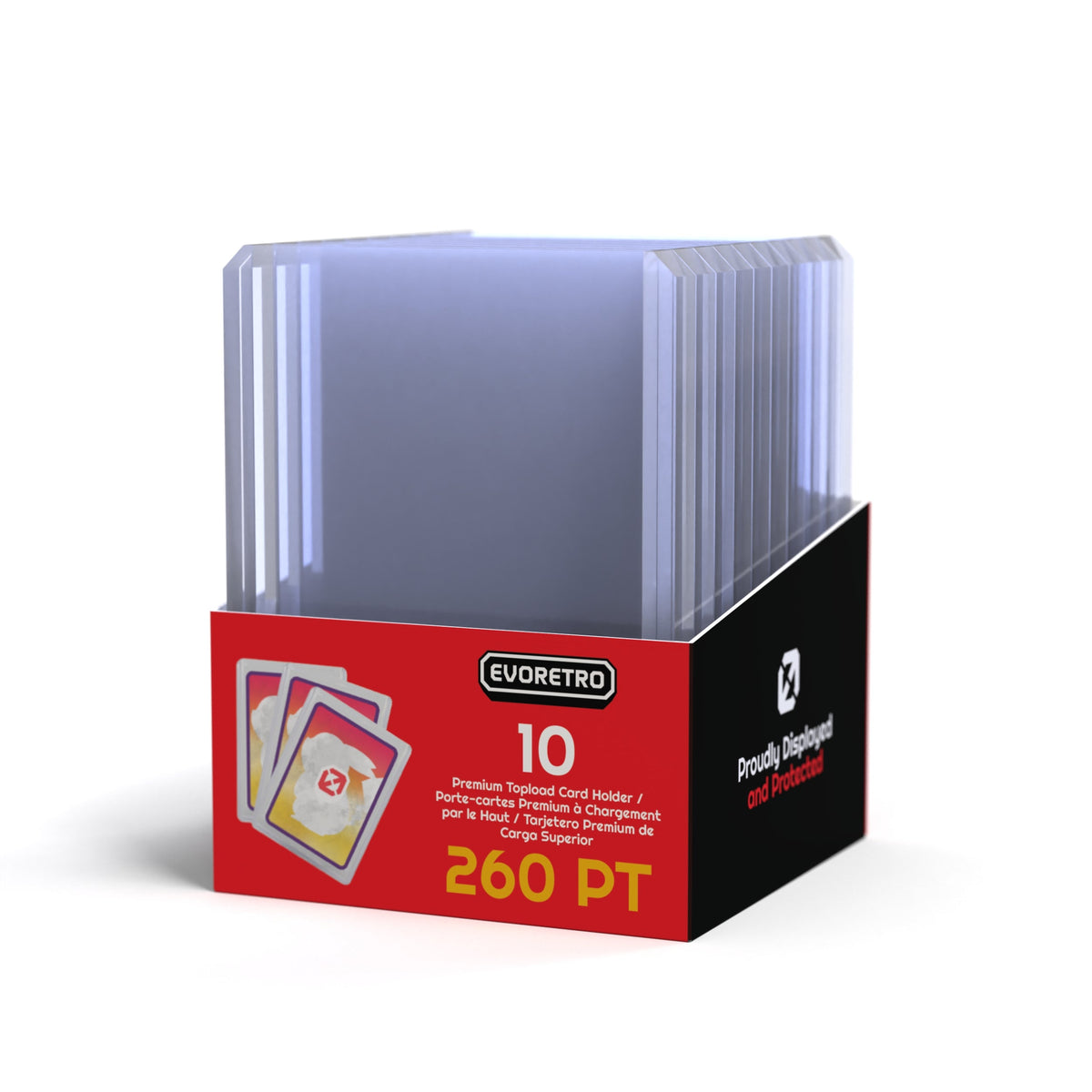 Sports Card Top Loaders EVORETRO Protectors 260 PT