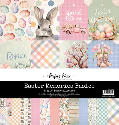 Collection de papiers 30x30 Easter Memories Basics 33990