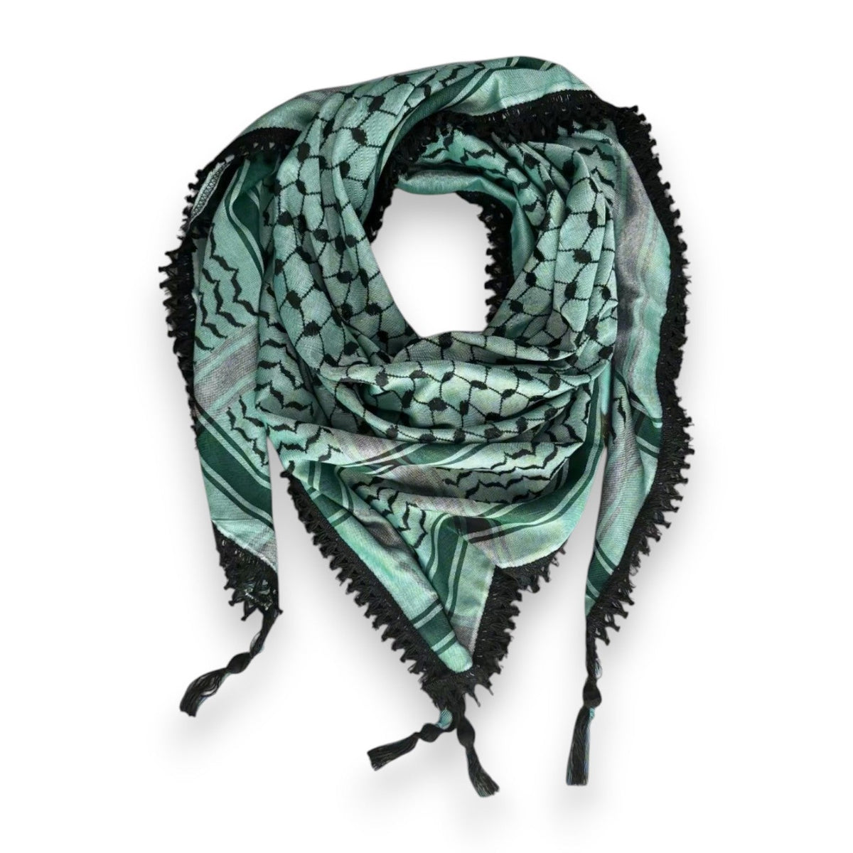 Black Echoes Kufiya – Forest Green
