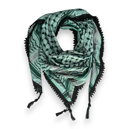 Black Echoes Kufiya – Forest Green