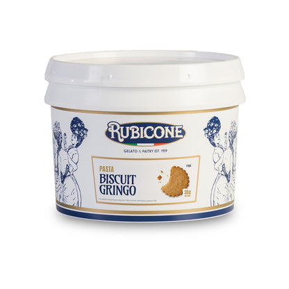 Shortbread Butter Biscuit Paste - Gelato Pastes - 3 KG Bucket - Biscuit Gringo - Rubicone Canada - Ships Free Within Canada on Orders Above CAD $199