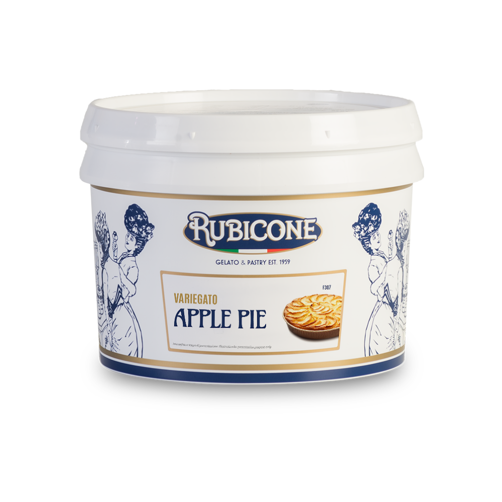 Apple Pie Sundae Dessert Topping - 3 KG Bucket - Apple Pie Variegate - Rubicone Canada - Ships Free Within Canada on Orders Above CAD $199