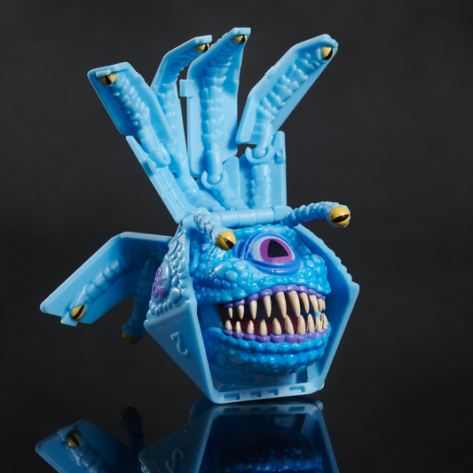 Dungeons & Dragons Dicelings Figurine de Collection D&D Dragon Mignon Béholdeur Bleu