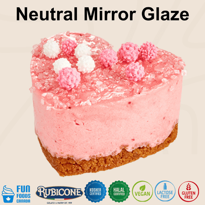 Nappage Miroir Neutre - Seau de 3,5 kg - Boulangerie et Pâtisserie - Rubicone Canada - Livraison gratuite au Canada pour les commandes de plus de 199 CAD