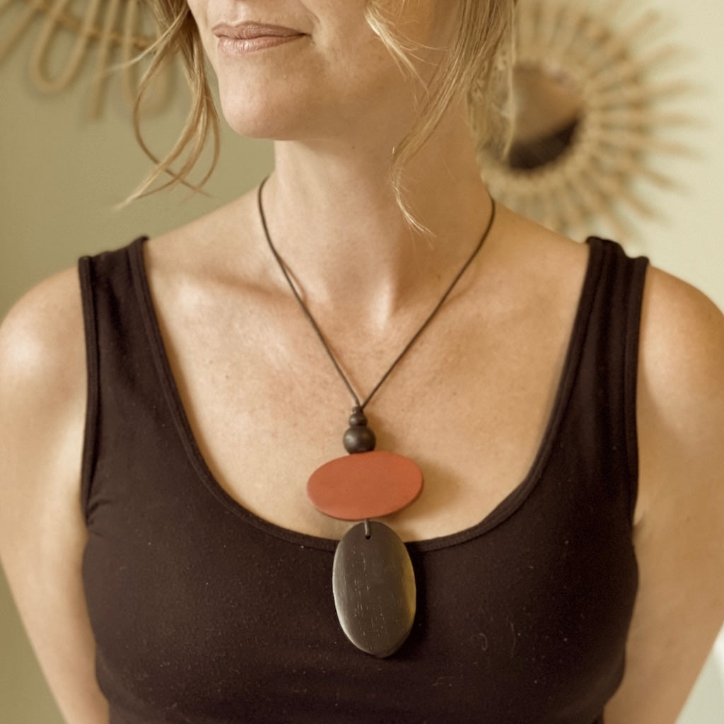 Double Oval Pendant