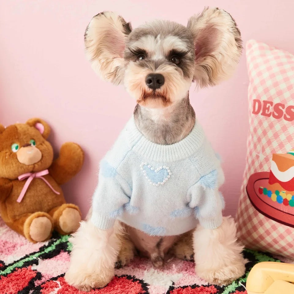 Dog Sweater | Sweetheart Knit Dog Sweater