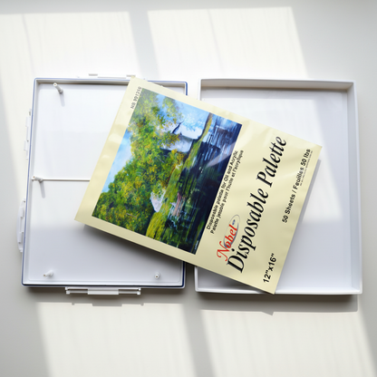Fresh Paint Palette - Air Tight Seal Cover + Disposable Palette