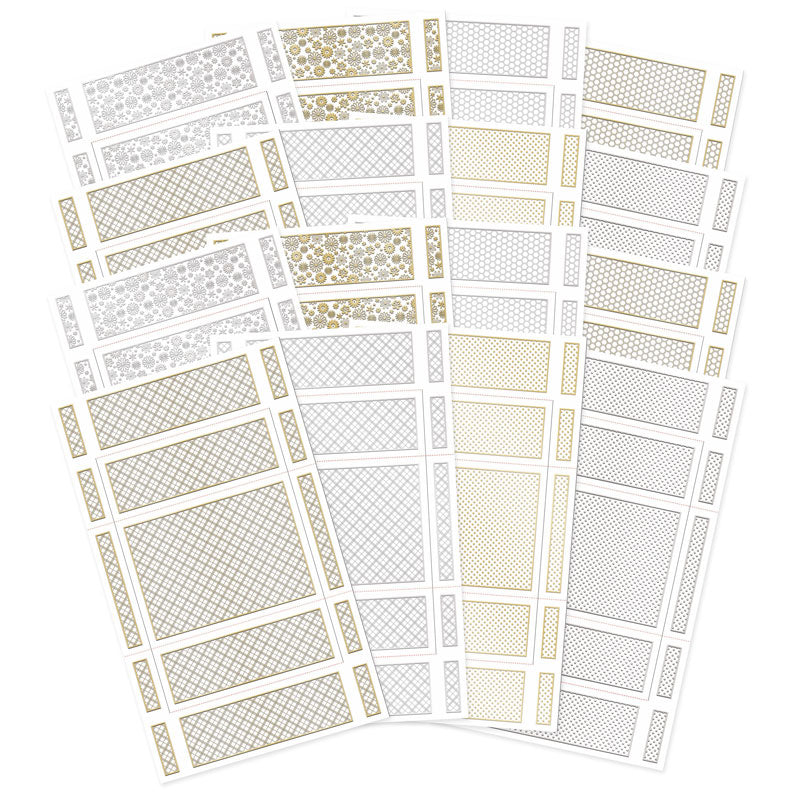 Cartes cinétiques à motifs métallisés - Sélection Ink Me!