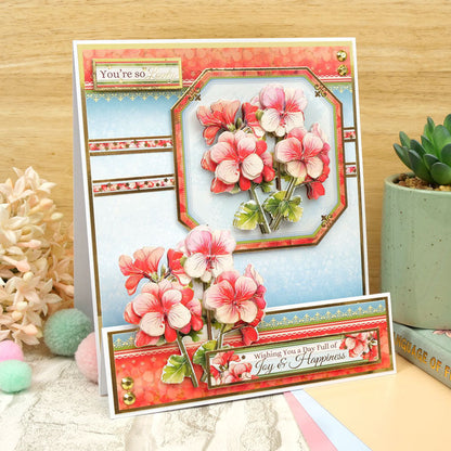 In Full Bloom - Floral Delights Deco-Large Set - Dreamy Geraniums