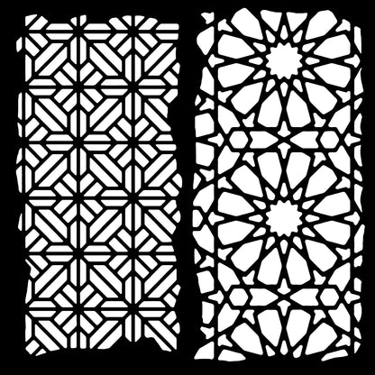 Woodware Arabian 6 in x 6 in Stencil