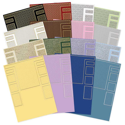Cartes de Stepper à Motif Feuilleté