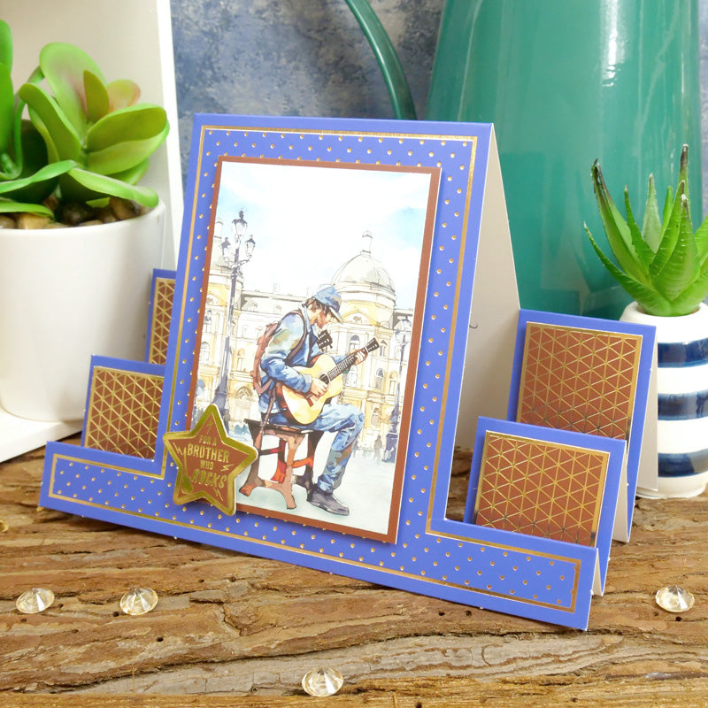 Cartes de Stepper à Motif Feuilleté
