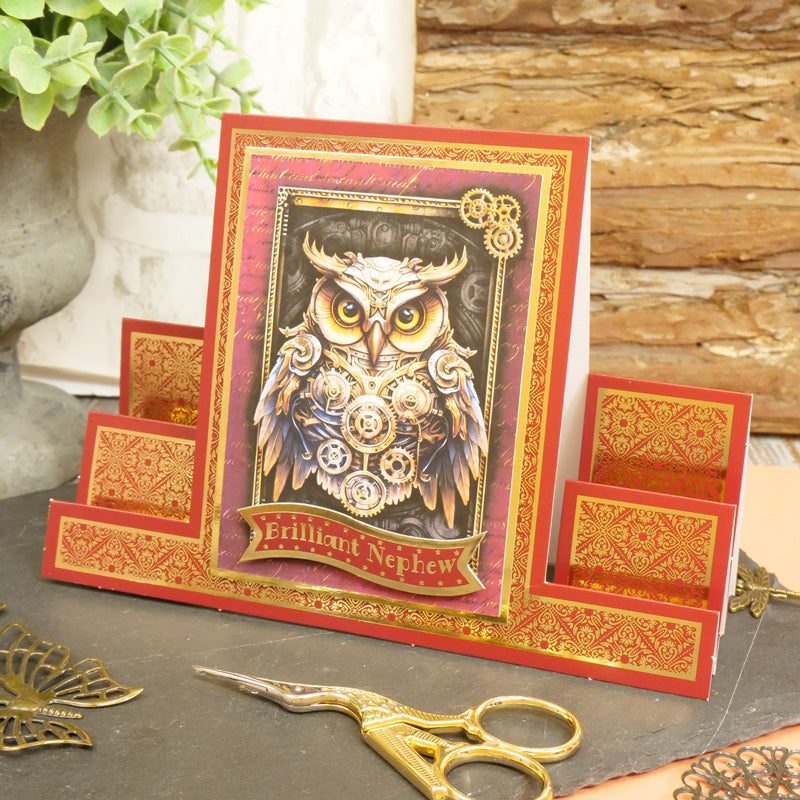 Cartes de Stepper à Motif Feuilleté