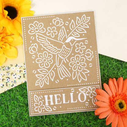 Pour l'Amour des Masques - Le Centre de Table du Jardin de la Nature - Colibri