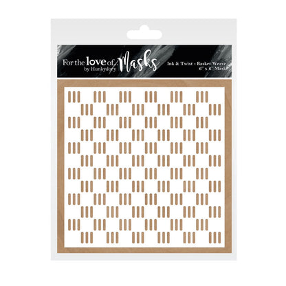 For the Love of Masks - Ink & Twist - Basket Weave