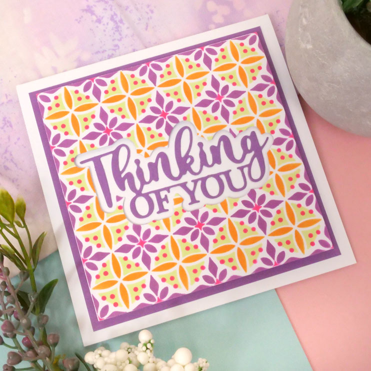 For the Love of Masks - Layering Ornate Tiles