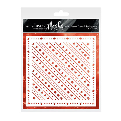 For the Love of Masks - 2-in-1 Starry Frame & Background