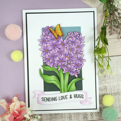 Pour l'amour des timbres - Douces Jacinthes