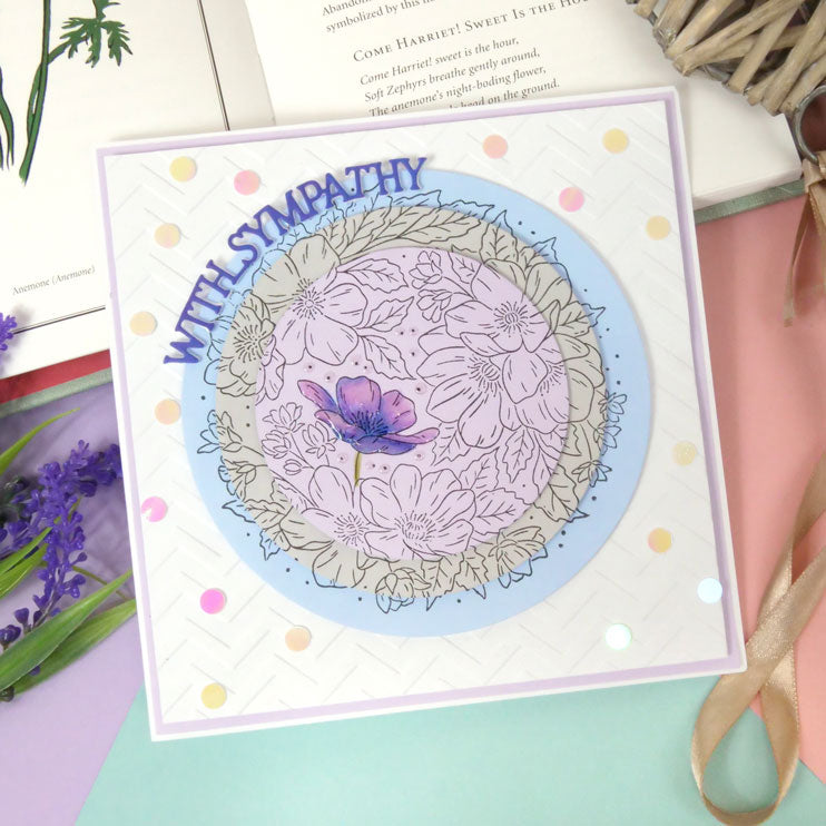 Pour l'amour des timbres - Un cercle d'anémones