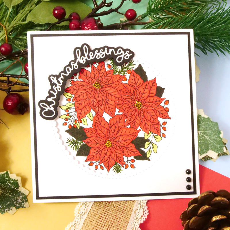 Moonstone Dies - Festive Essential Arched Sentiments