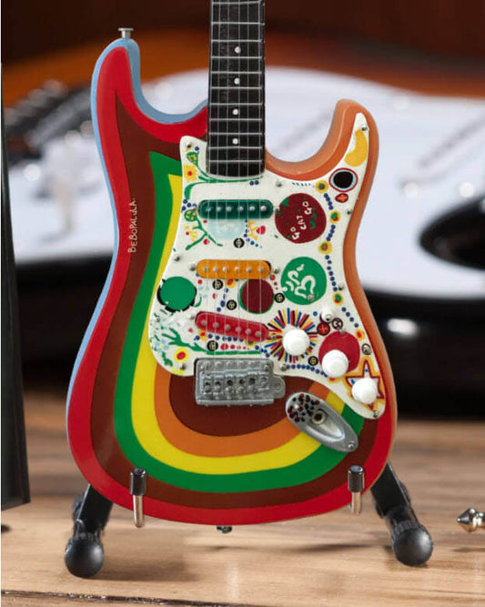 Réplique de guitare Fab Four sous licence, miniature, design Rocky, Fender™ Strat™