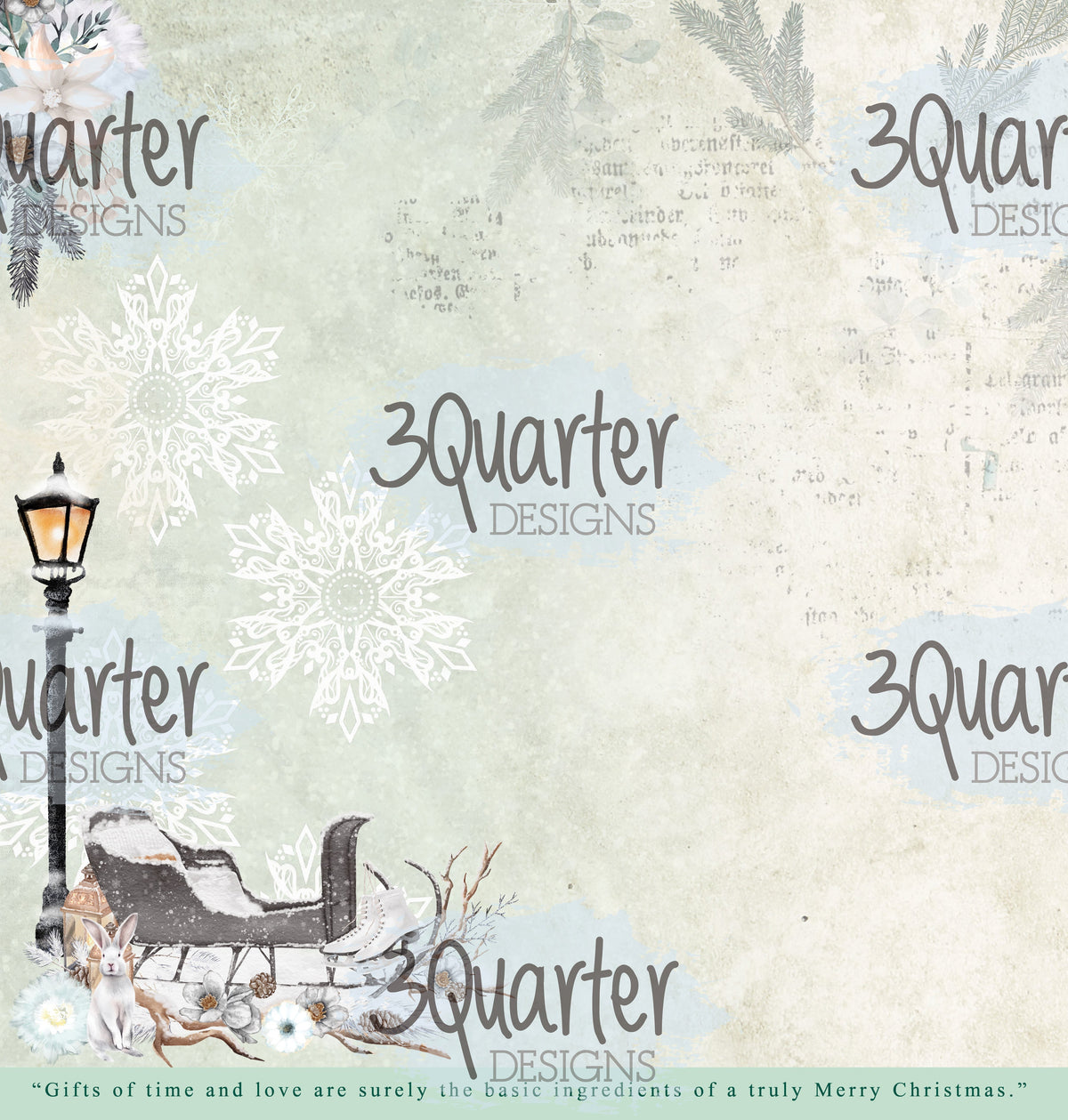 Collection de papiers Noël féerique 30x30