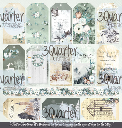 Collection de papiers Noël féerique 30x30