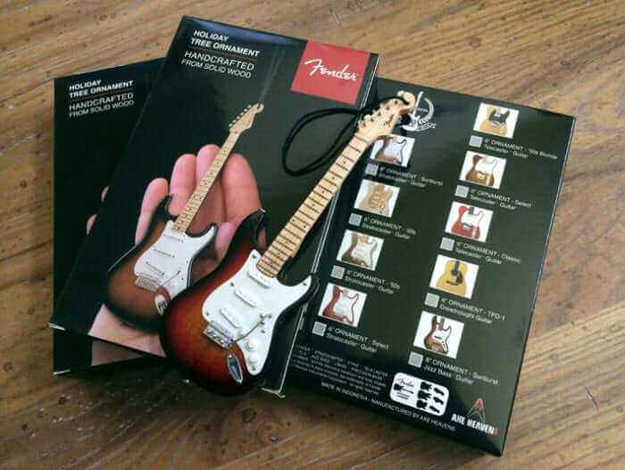 FENDER 50s Red Telecaster Mini Guitar Ornament - 6"