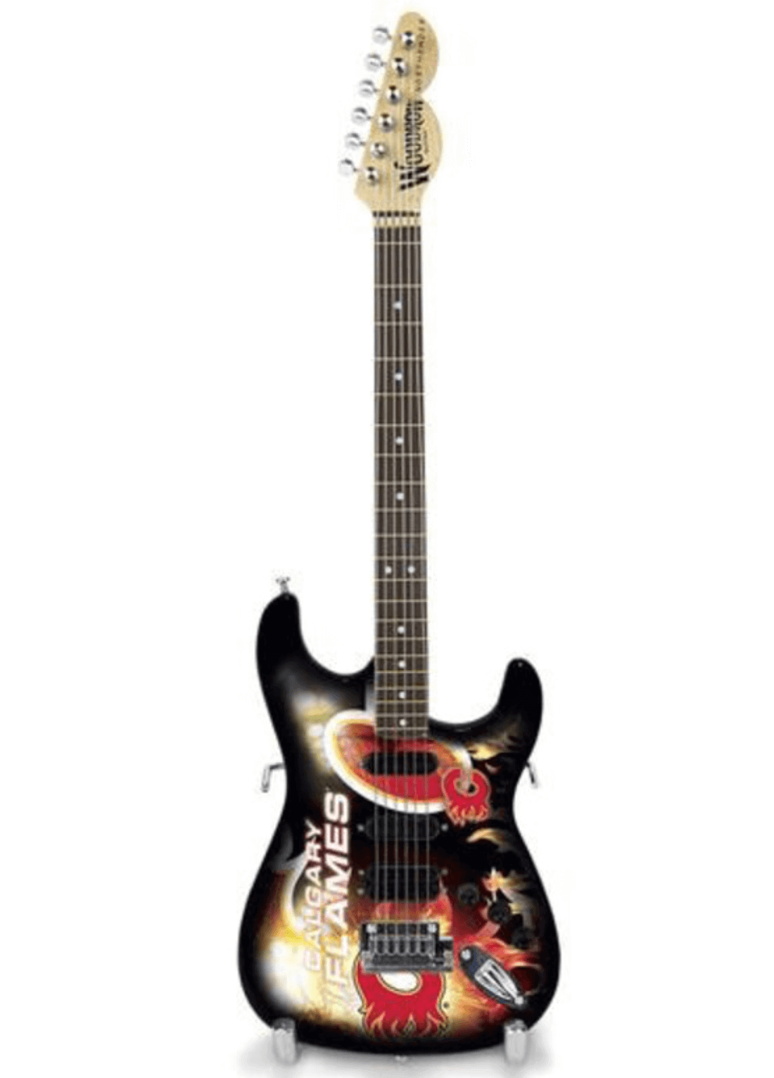 Mini-guitare de collection 10 po des Flames de Calgary