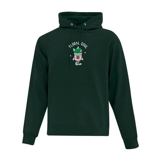 Sweat à capuche brodé "Floral Soul"