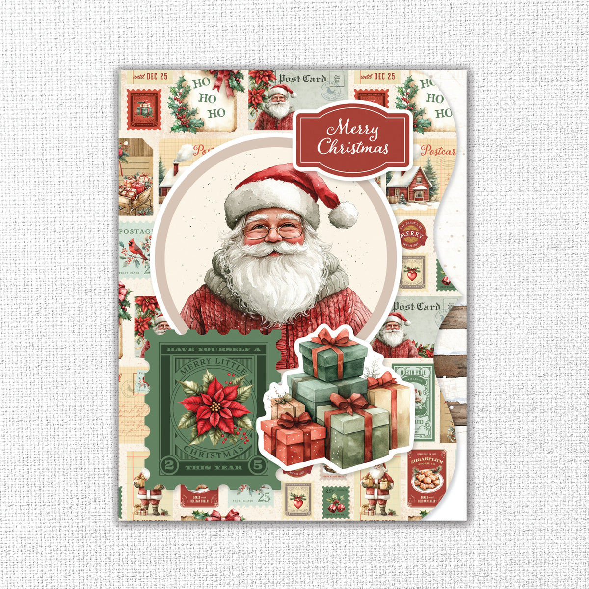 Kit mini-folio ferme de sapins de Noël 35442