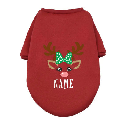 Pull de Noël personnalisé pour chien | Pull de fêtes personnalisé