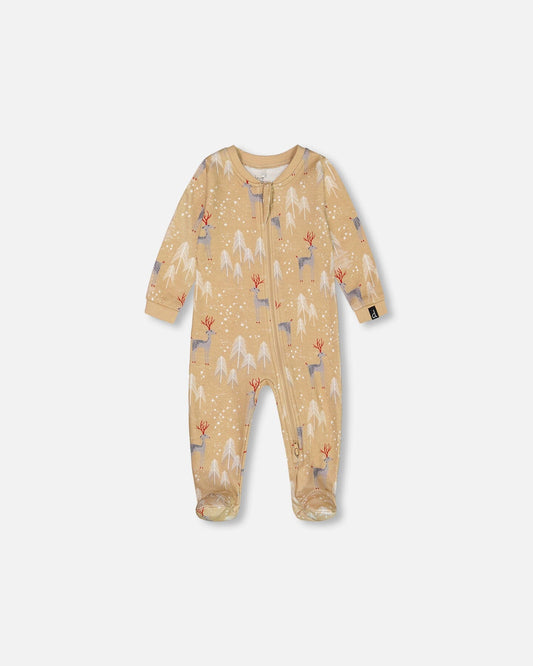 Pyjama de Noël familial une pièce pour bébé en coton biologique