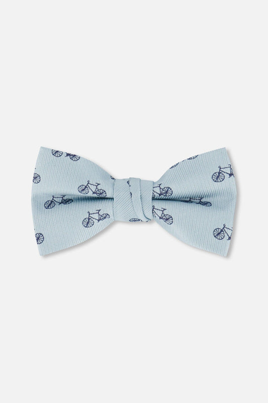 Nœud Papillon Bleu Pâle avec Bicyclette